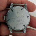 c1943 Rare Large WWW Cyma WW2 British Military Issued "Dirty Dozen" Wristwatch