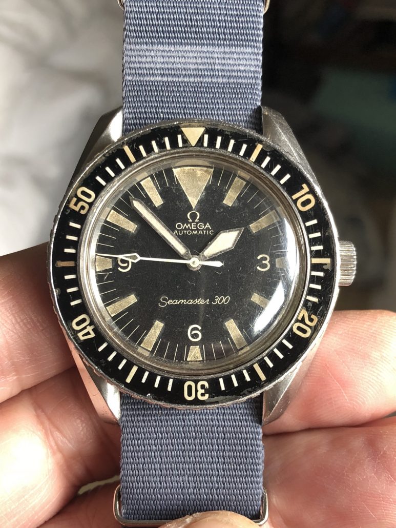 1966 Omega Seamaster 300 Diver with Original “Big Triangle” Dial Ref. 165.024