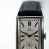1934 Art Deco Gents Wristwatch Cal. 20F in Large All Stainless Steel Rectangular Case Beautiful Original 1930s Dial with Original Hands and Crown Manual Winding Movement