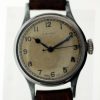 1943 WW2 Spitfire Pilot/Navigator's 6B/159 Watch with Original Dial and Hands and Blued Steel Seconds Hand with Military Markings on Case-Back and Large Crown