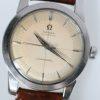 1954 Seamaster "Bumper" Automatic with Original Two-Tone Cross-hairs Honeycomb Dial Snap-Back Steel Case with Beefy Lugs Original Crown