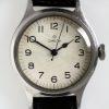1956 RAF Pilots Watch with Rare White Dial Cal. 30T2 Movement Original Hands Fixed Lugs British Military Markings A.M. 6B/159/955/56 on Case-Back