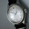 1956 Very Rare Air Ministry RAF White LeCoultre 6B/159/56 British Military Issued Writstwatch with Fixed Bar Military Lugs and Orignal Big Military Winding Corwn. Broadarrow. All Original Mint Condition