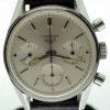 1960s Carrera 12 Three Dial Ref. 2447 with Perfect Original Dial. Mint Condition Screw-Back Case. Highly Collectible and Beautiful Watch