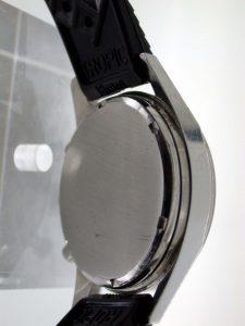 1960's Carrera 45 Dato Ref. 3147N. Mint Original Superb Black Dial with Contrasting One White Sub-Dial and Date Window at 9. First Chronograph with a Date Function. Comes with Heuer Buckle