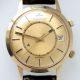 1960s Memovox Alarm and Date Bumper Automatic Watch Original Gold Dial with Gold Onyx Inly Applied Hour Markers in 18k Gold and Steel Case in Superb Condition European Model