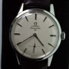 1960s Seamaster 30 Beautiful Watch in Mint Original Condition Original Omega Crown All Steel Screw-back Case with Seamonster Logo on Leather Strap with Omega Signed Buckle