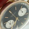 1960s Top Time Geneve with Mint Perfect Original Black Dial and Two Silver Sub-Dials in Gold/SS Round Case with Round Pushers with Original Signed Winding Crown Model Ref. 2000