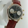 1960s Top Time Geneve with Mint Perfect Original Black Dial and Two Silver Sub-Dials in Gold/SS Round Case with Round Pushers with Original Signed Winding Crown Model Ref. 2000