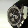 1966 Navitimer Chronograph Ref. 806 with Mint Perfect Original "Two-Planes" Logo Dial All Stainless Steel Case with Rotating Slide-Rule Bezel Comes on Vintage Breitling Strap and Matching Buckle.