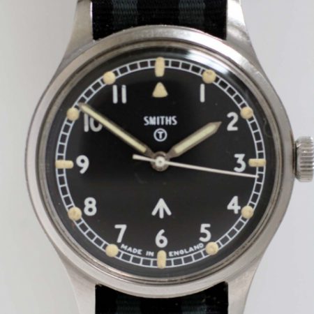 1967 British Army Military Issued W10 Broadarrow Watch with Original Box and Packaging from 1967 and with Original MOD Dial in Amazing Condition!