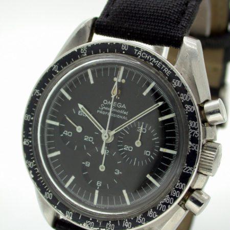1967 Pre-Moon Speedmaster Cal. 321 with Seamonster Caseback. Original Stepped Applied Logo Dial in Mint Condition