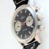 1967 Top Time Geneve Chronograph Ref. 2002 Original Black and White "Panda" Dial with Original Red Central Chronograph Hand. Attractive Watch