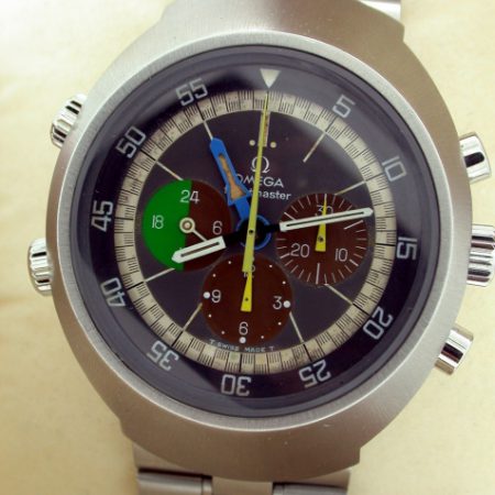 1969 1st Generation Flightmaster Rare Ref. ST145.013 Cal. 910 Exceptional Example with Two Year Omega Service Guarantee. Immense Watch in Perfect Condition