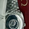 1970 Beautiful "C" shape Constellation Day-Date Calendar Chronometer All Steel on Original Omega Bracelet. Snowflake Dial