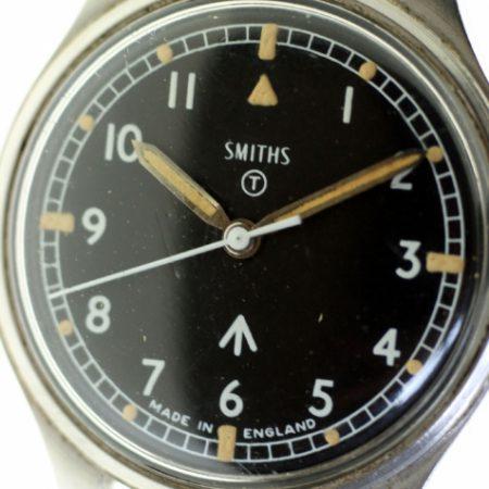 1970 British Army Military Issued Watch with Military Issue Markings W10 6645 on Case-Back and Broadarrow with Original MOD Dial Dating from 1970 in Amazing Condition