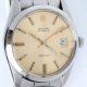 1972 Beautiful Rolex Oysterdate with Rarer Desirable Original Finish Champagne Coloured Dial. All Stainlees Steel Oyster Case Signed Rolex Ref. 6694. Original Condition