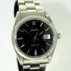 1972 Oysterdate Precision ref. 6694 Original Black and Silver Dial All Stainless Steel Case Stamped Rolex 1972 Original Rolex Steel Oyster Bracelet Stamped 1972 All in Mint Condition