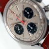 1973 Top Time Chronograph Model Reference 810 with Large 38.5mm All Stainless Steel Case and Desirable Original "Panda" Dial with Three Black Sub-Dials and Red Central Chrono Hand