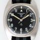 1974 Rare RAF Issued Britih Military Watch Mechanical Winding Steel Tonnaeau Case with Broadarrow Military Dial and Issue Numbers 6bb/5238290/2550/74 on the Case-Back