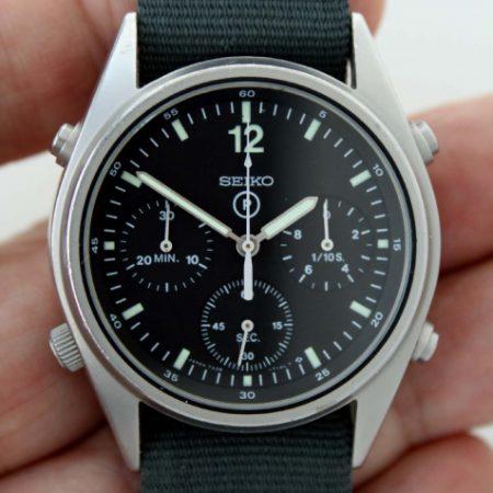 1988 Gen.1 British Military RAF Helicopter/Jet Pilot Chronograph with ...