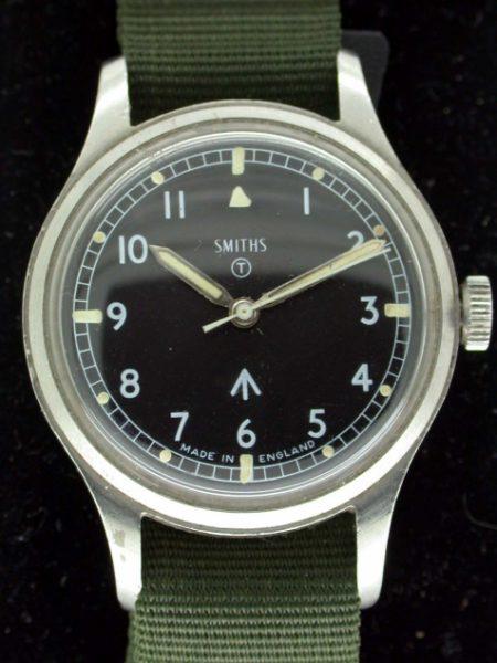 British Military Issued Wristwatch From 1969 with Broadarrow and Military Markings in Superb Condition. Hacking Seconds