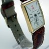 Mint Condition Solid 18k Gold Art Deco Wristwatch with Red 12. Superb!