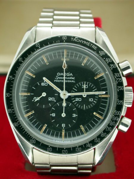 Speedmaster Professional 1967 "Pre-Moon" Cal. 321  Ref. SP-145.012-67 The Watch Selected by NASA for the Apollo 11 Moon Landings. Original Applied Logo Stepped Dial. Speedmaster 1171 Bracelet