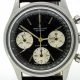 Top Time Geneve Chronograph Black Dial with Three White Sub-Dials