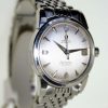 Vintage 1957 Seamaster Calendar Automatic All  Steel Case with Rarer Over-Sized "Seamonster" Logo Case-Back on Original Omega Stainless Steel "Beads of Rice" Bracelet