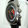 Vintage 1970 Cal. 861 Seamaster 'Soccer Timer' Chronograph with Original Omega Black/Red Tachymetre Dial Orange Hands in Big Tonneau All Steel Case All Mint Perfect Original Condition