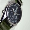 Vintage 1990 Gen.1 British Military Chronograph from the First Gulf War "Operation Desert Storm"  RAF Issued with Correct Broadarrow and 6645 Military Issue Markings. New Mineral Glass