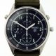 Vintage 1993 RAF Pilot's Chronograph 2nd Generation Model British Military Issued with Broadarrow and Issue Numbers 6645-99-8149181 on the Case-Back Bought Directly From RAF Pilot
