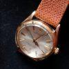 c.1959 Beautiful Solid Gold Oyster Perpetual Chronometer with Engine-Turned Bezel