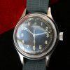 c1960 Mark XI RAF Pilots Watch with Rare Orignal Radium Dial Early Non-Hacking Version with Military Issue Markings 6B-9101000 on the Case-Back and Fixed Bar Military Lugs