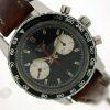 c1969 Autavia 30 7763C Chronograph Tachymeter Bezel 2nd Generation All Steel Snap-Back Autavia Signed Case Heuer Signed Winding Crown. Manual Valjoux Movement. Heuer Buckle