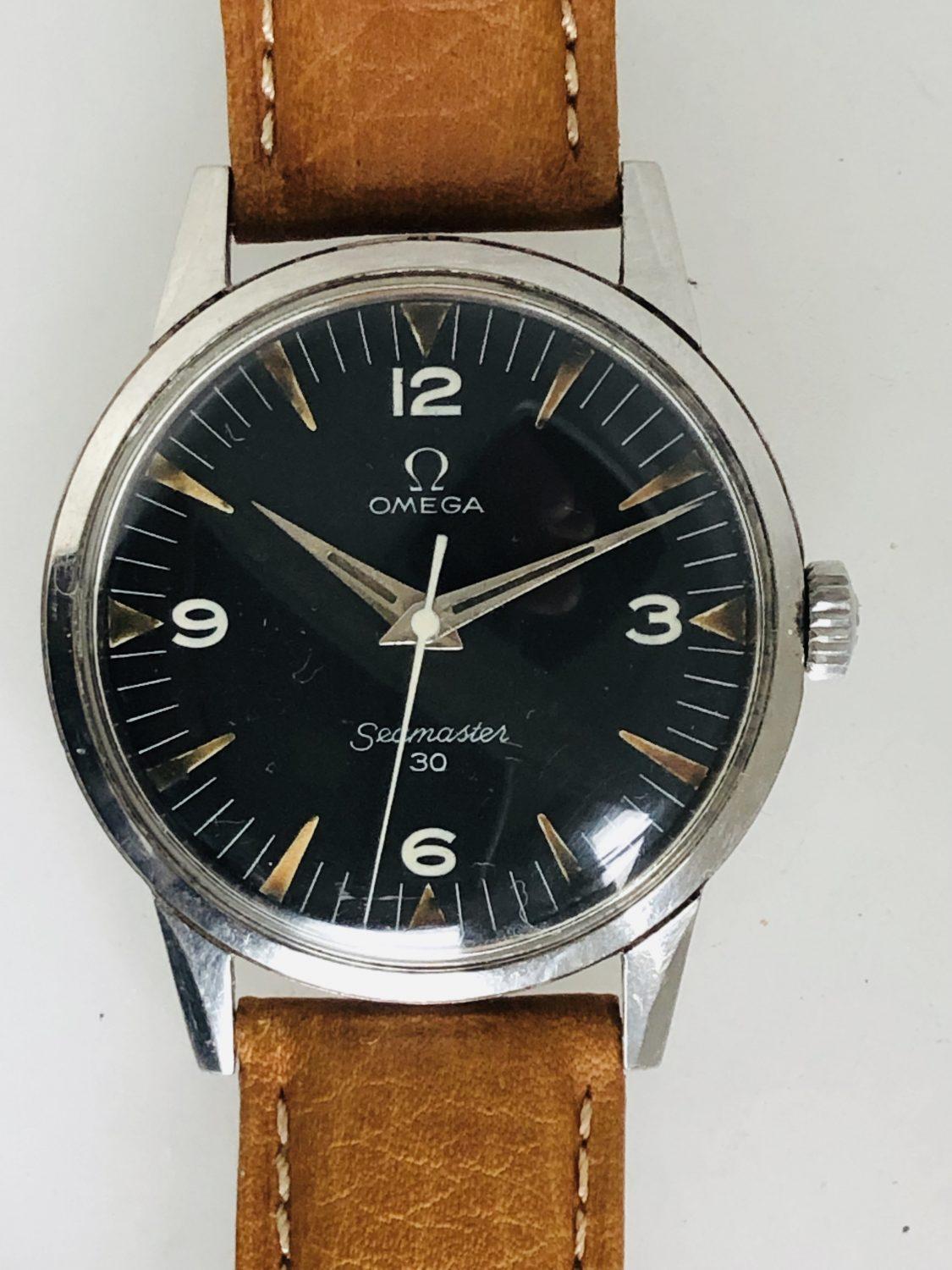 1962 RAF British Military Omega Seamaster 30 with Original Dial and