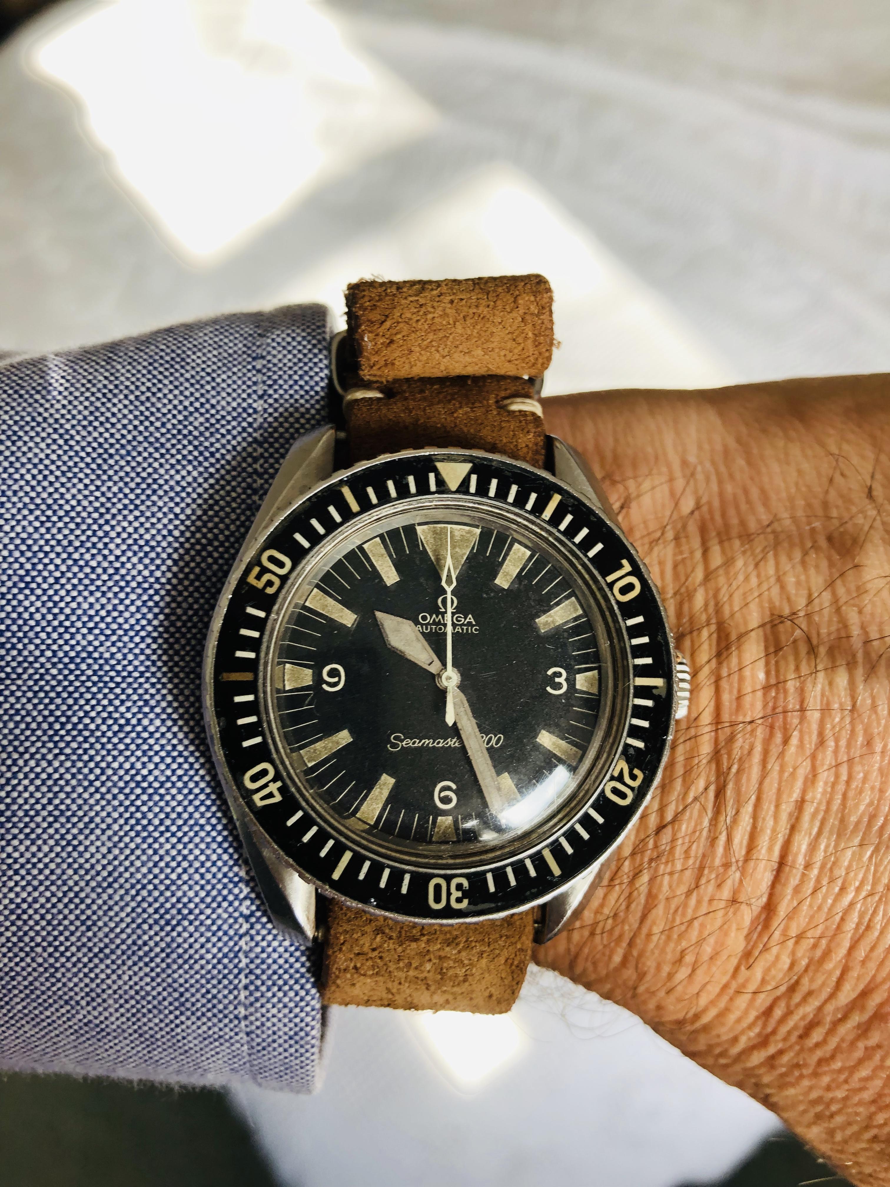 1966 Omega Seamaster 300 Diver Non-Date with Vintage ...