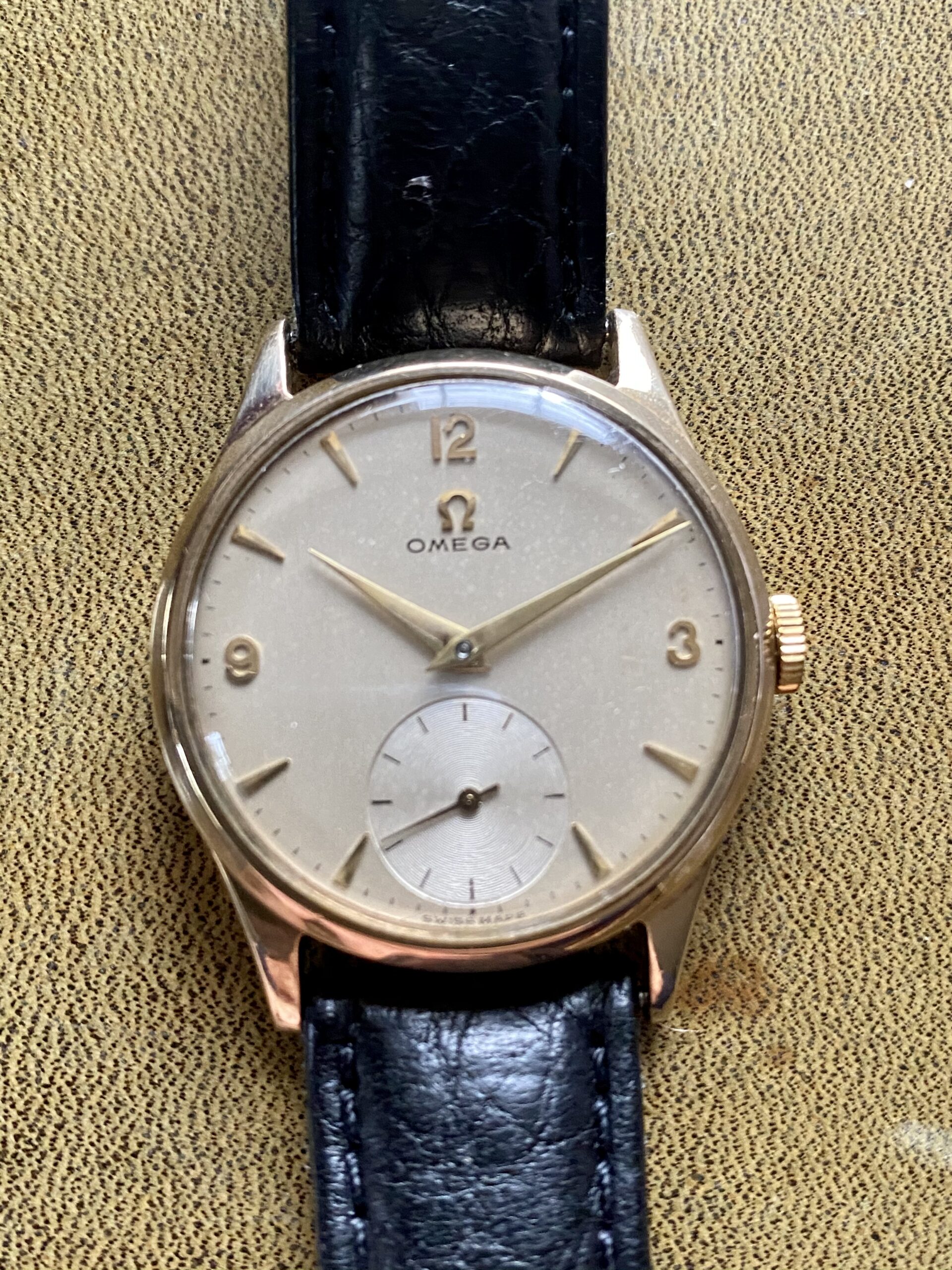 1954 Omega Solid 9ct Gold Dress Watch 