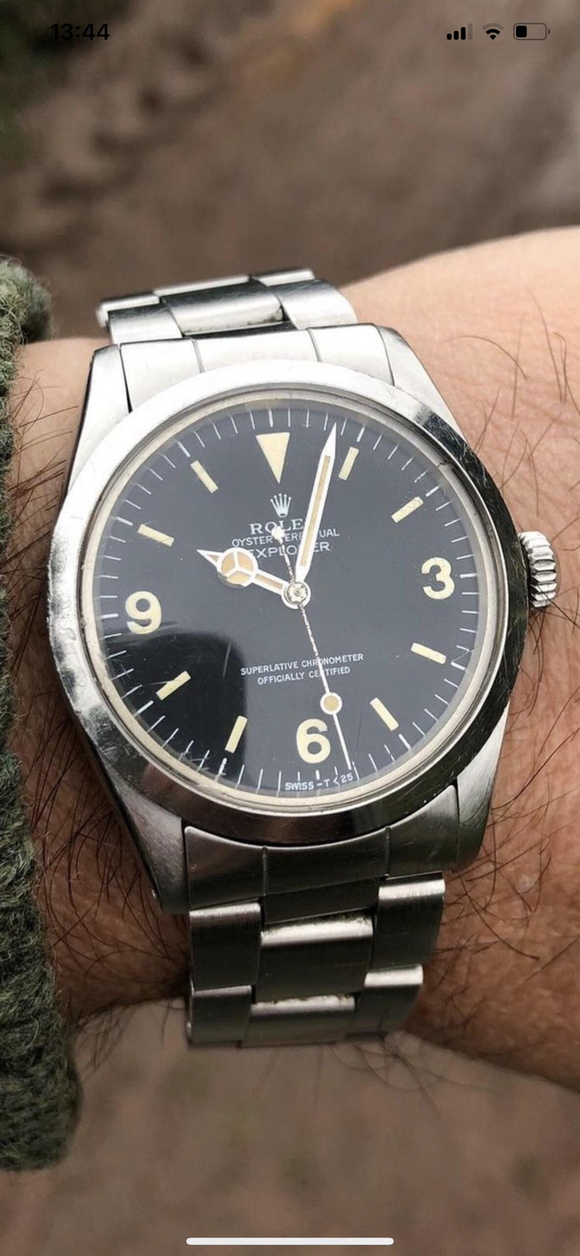 1982 Explorer 1016 Perfect Mark 5 Dial in Excellent Condition Matching Year Oyster Bracelet - Watches