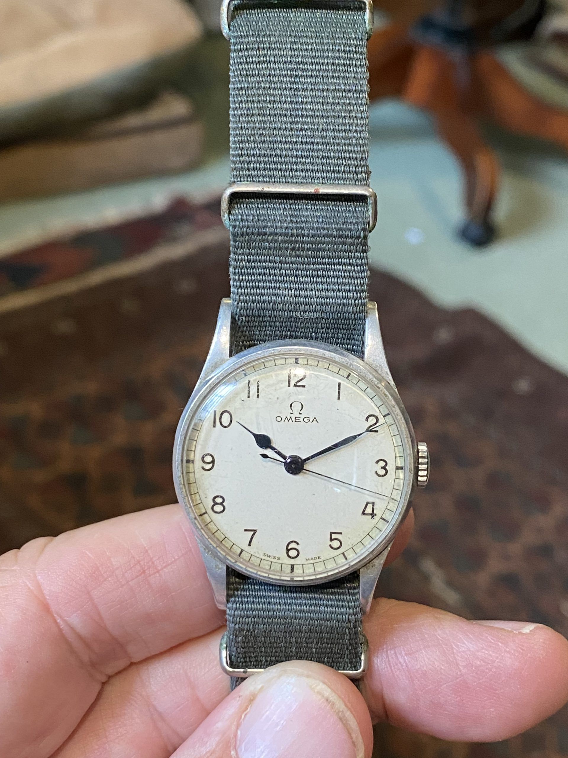 Spitfire Ww2 Raf Watch X4009 Hunter Green Made From The X4009 Mk1a